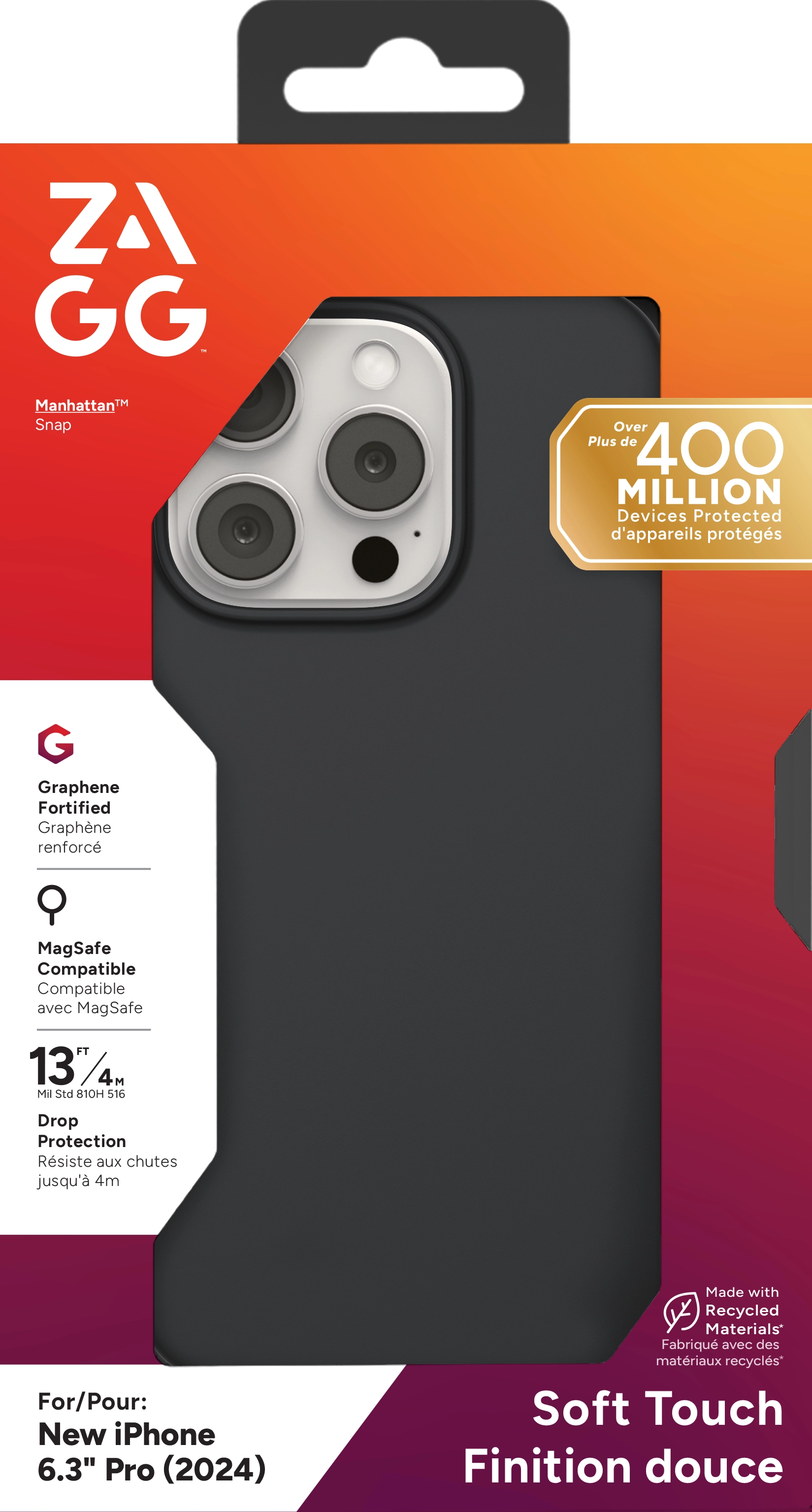 Manhattan Snap Case with MagSafe for Apple iPhone 16 Pro