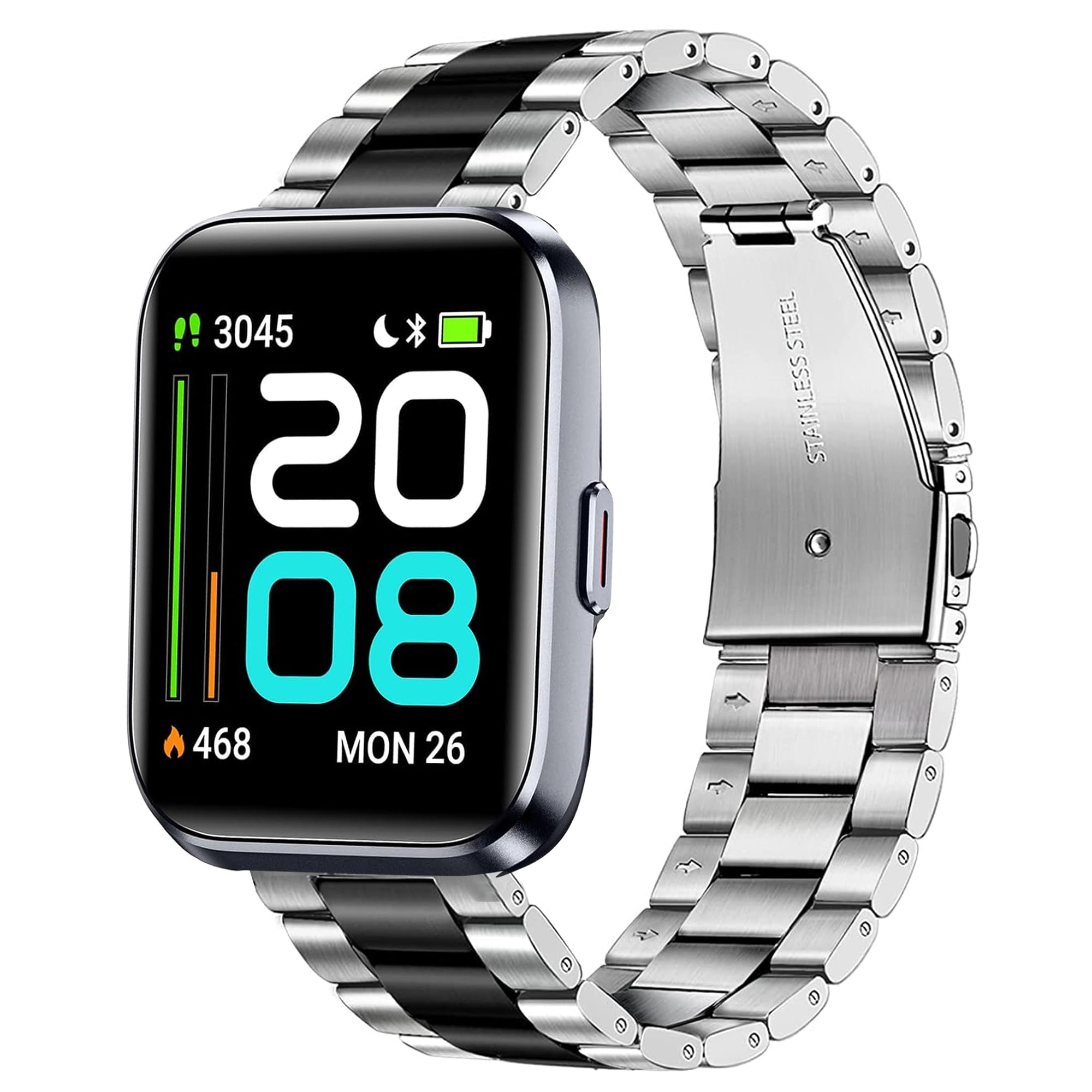 Blueshaweu 22 mm Bracelet - 1.8 Inch Stainless Steel