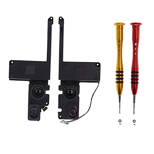 LeFix Built-in Left & Right Speaker Set - Compatible with MacBook Pro 15-inch A1398 + Premium Tool Kit - T5 P5 Screwdriver