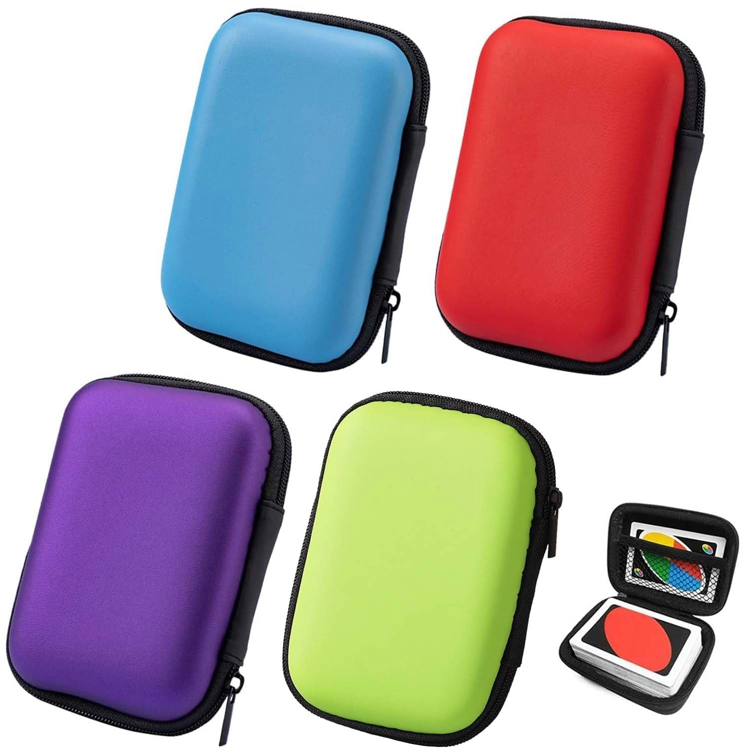 FeiOne Playing Card Box - Blue Red Purple Green Pack