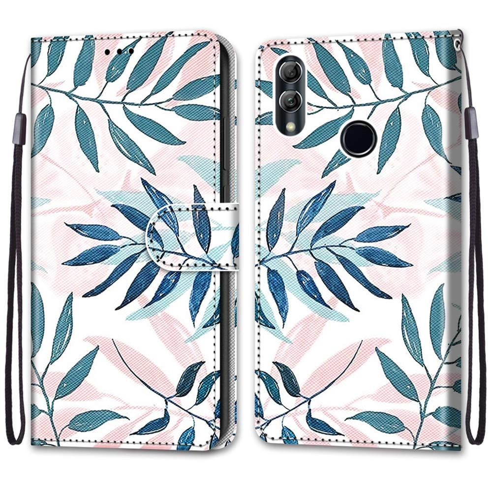 EnjoyCase Case Leather Wallet Flip for Huawei P Smart 2019 - Plastic