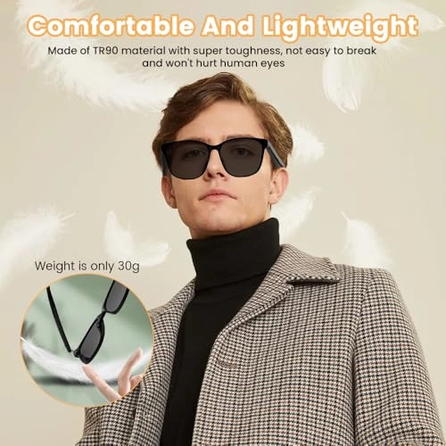 smart glasses - Gray Bluetooth Voice Call