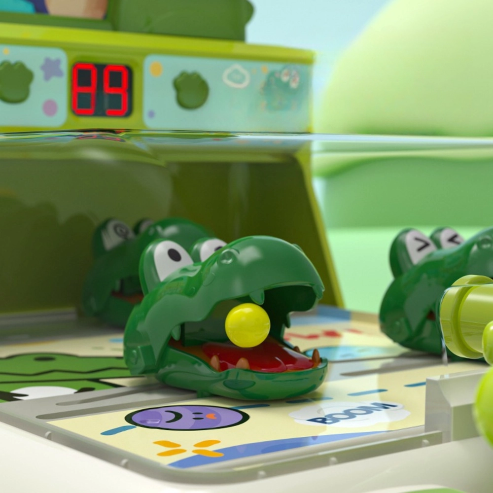 Breaking Crocodile Pinball Machine Game - Suitable for 3 years and above