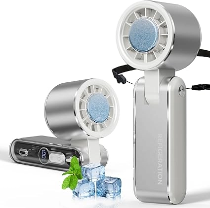 Najm Trading Portable Handheld Turbo Fan - Ice Cooler 5000mAh