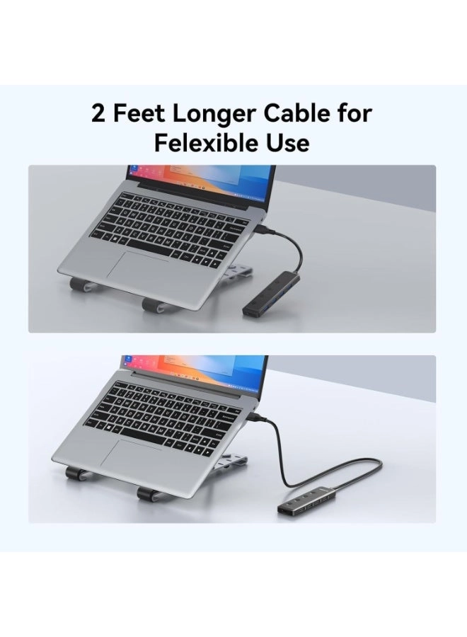 5-in-1 USB-A Multiport Hub - Wired