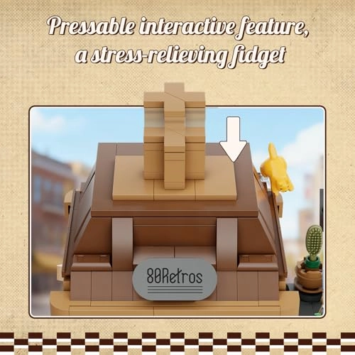 80Retros Axial Coffee Shop - 363 pieces Mechanical keyboard-inspired