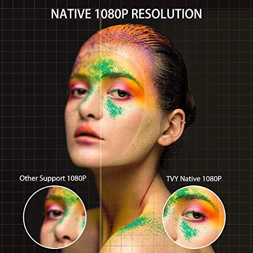 Native 1080P Home Theater Projector - 5000 lumens