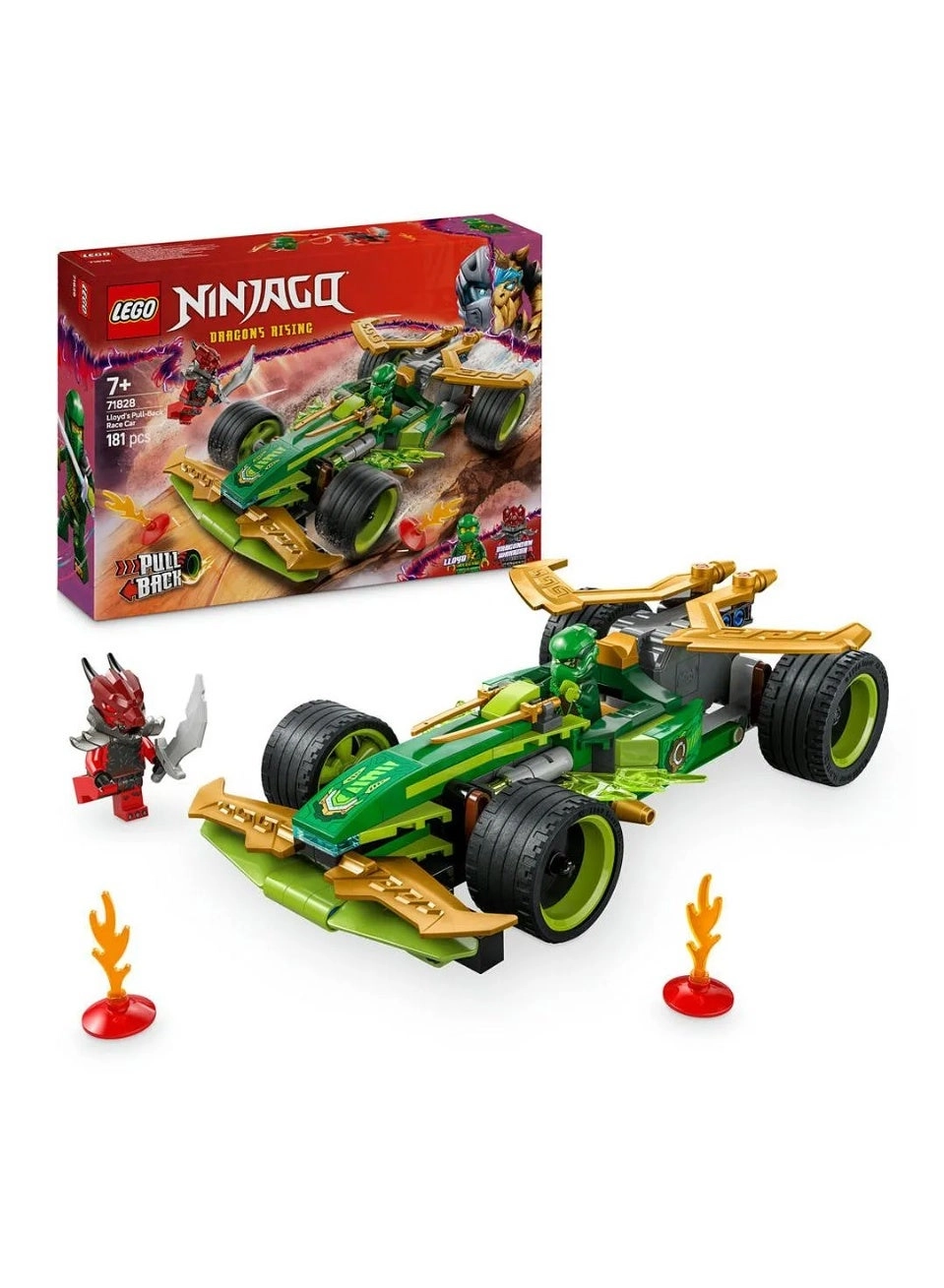 NINJAGO Lloyd's Pull-Back Race Car (71828)