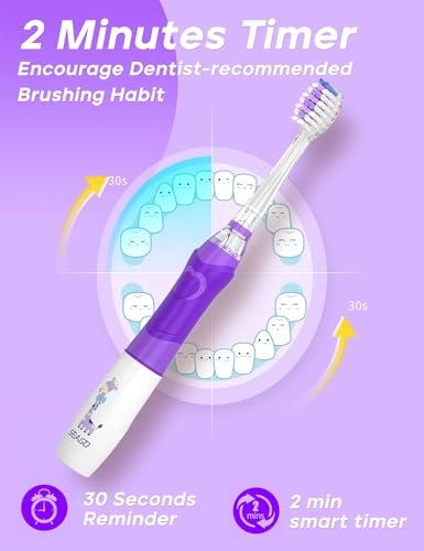 SG977 - Kids 2 Mins Timer 4 Brush Heads