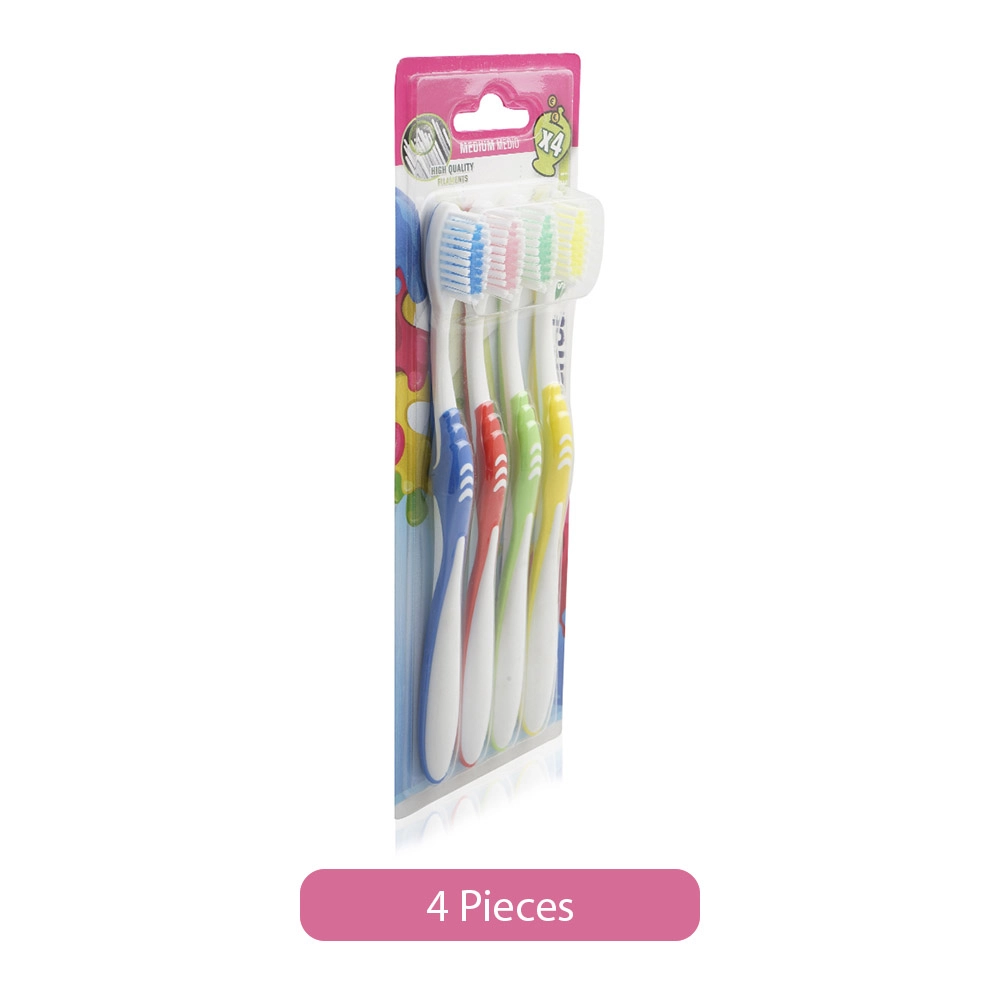 Pierrot Toothbrush - Medium 4-Piece Pack