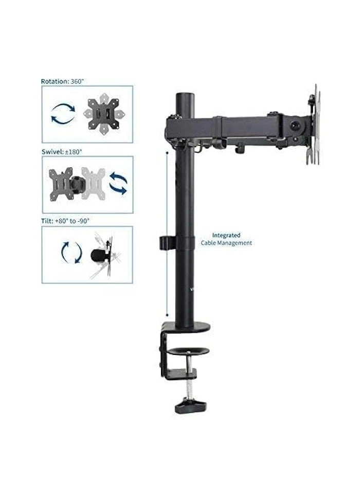 Dual LCD Monitor Desk Mount Stand - 2 27in