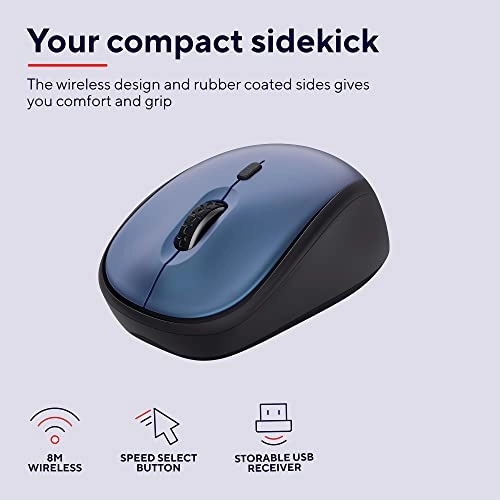 Yvi+ Silent Wireless Mouse - Radio Frequency
