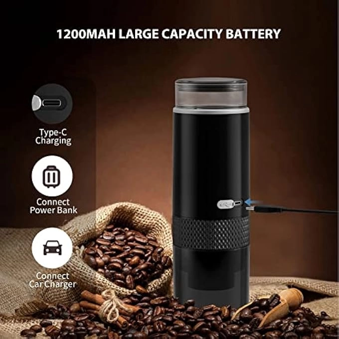 Portable Electric Coffee Maker - 120mL