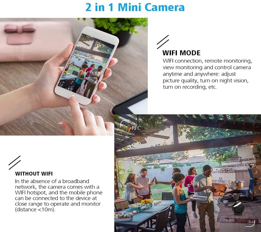 Mini Wi-Fi Camera 1080p