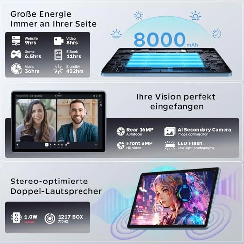 M70 Tablet 11" Wi-Fi 8GB RAM 256GB