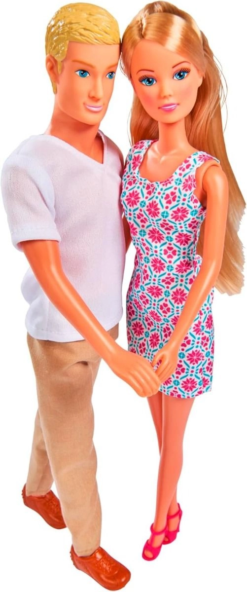 Steffi Doll - 29 cm + Kevin Doll + Evi Doll - 12 cm + Timmy Doll