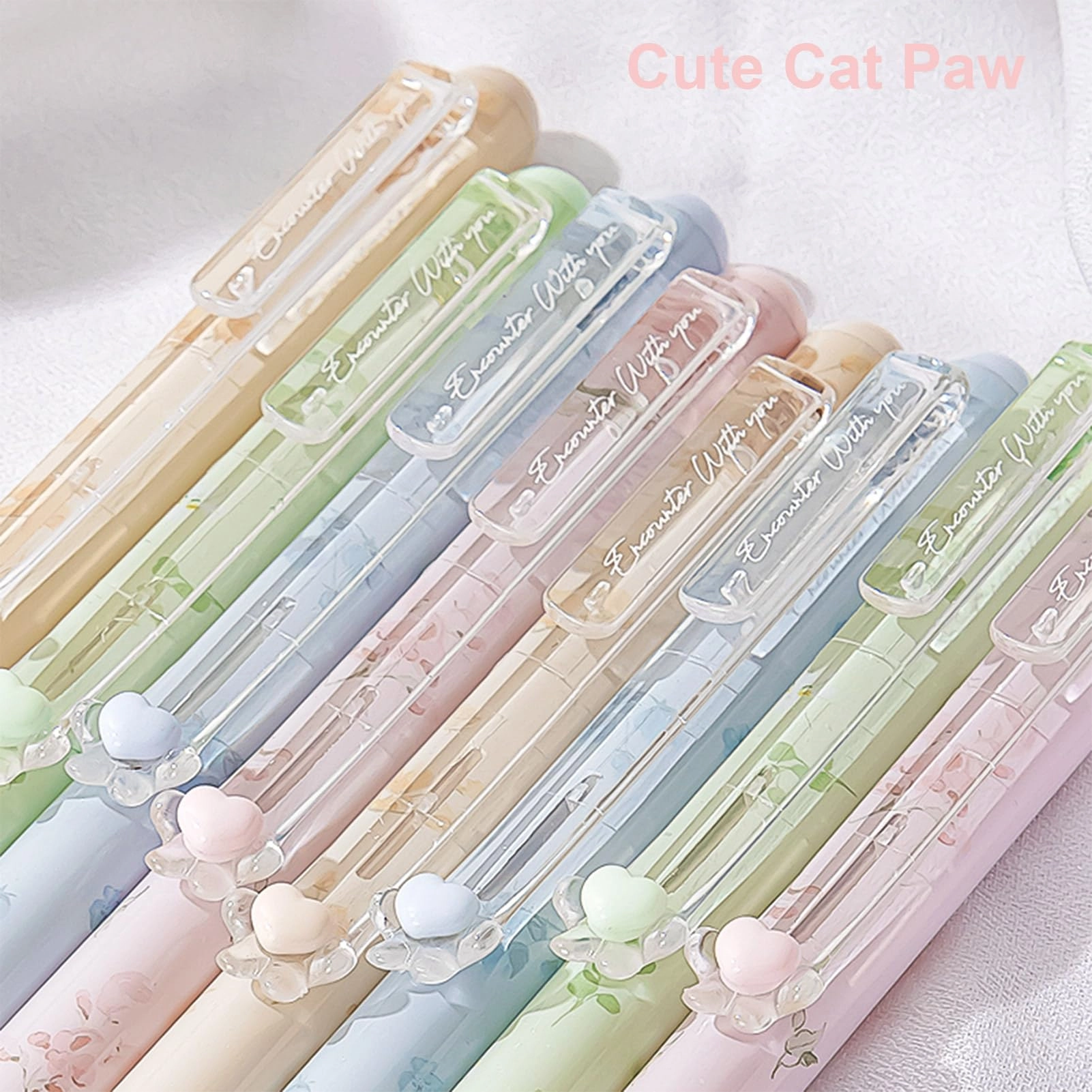 Cute Cat Erasable Pens - 4.0 Count 0.5mm