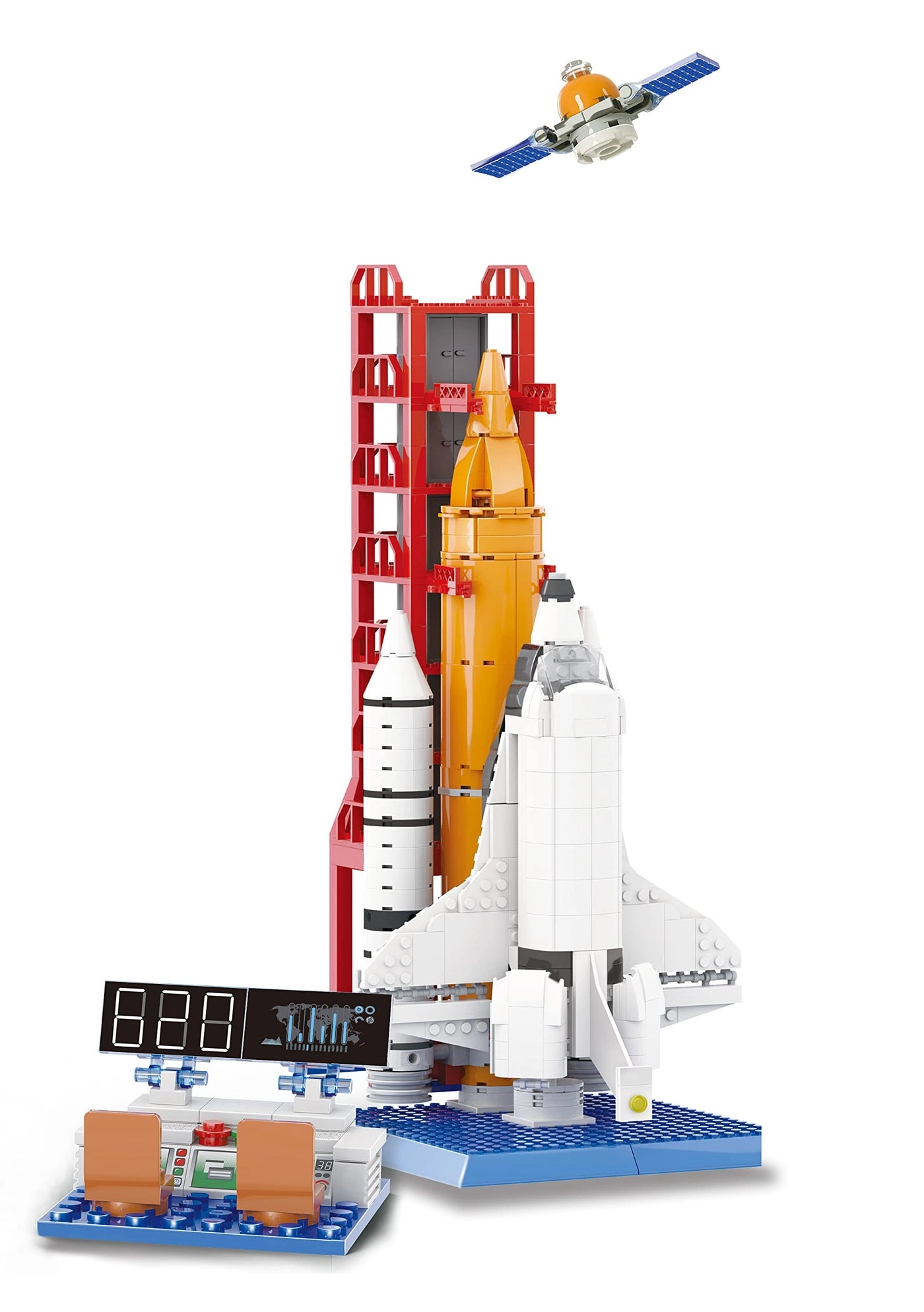 Space Shuttle & Rocket Launch Base - 830pcs
