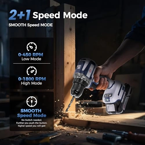 PRO Cordless Drill - 2 Amp Hours