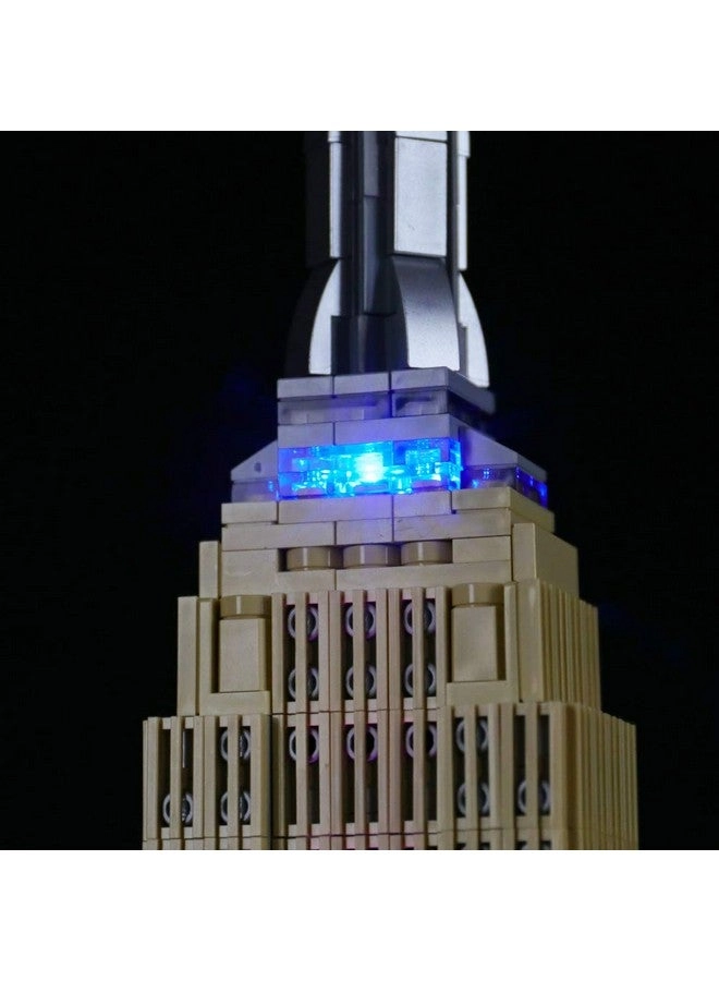 Led Lighting Kit for Architecture Empire State Building - Compatible with Lego 21046