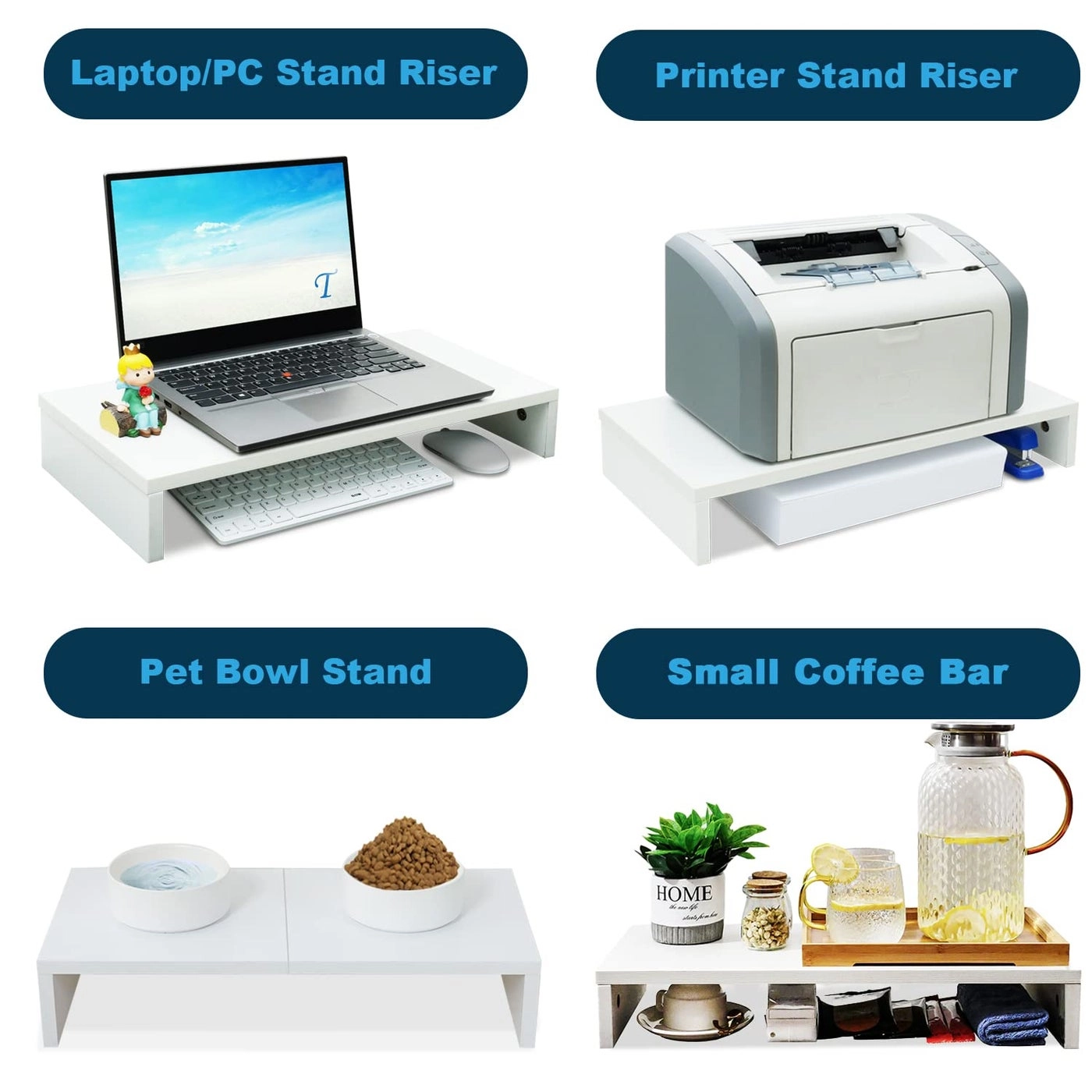 Adjustable Monitor Stand Riser Pack