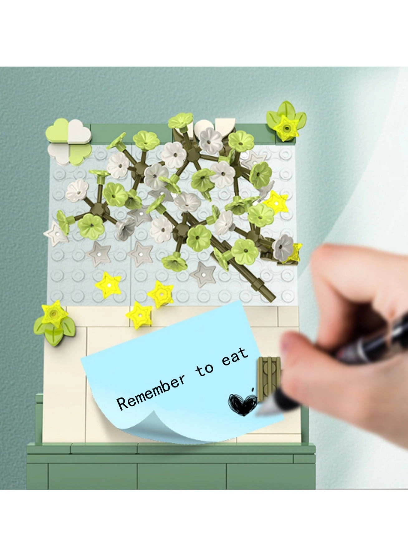 Green Flower Message Board
