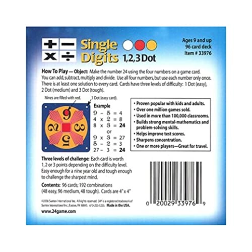 Single Digit Cards - 48 Cards + Double Digit Cards - 48 Cards