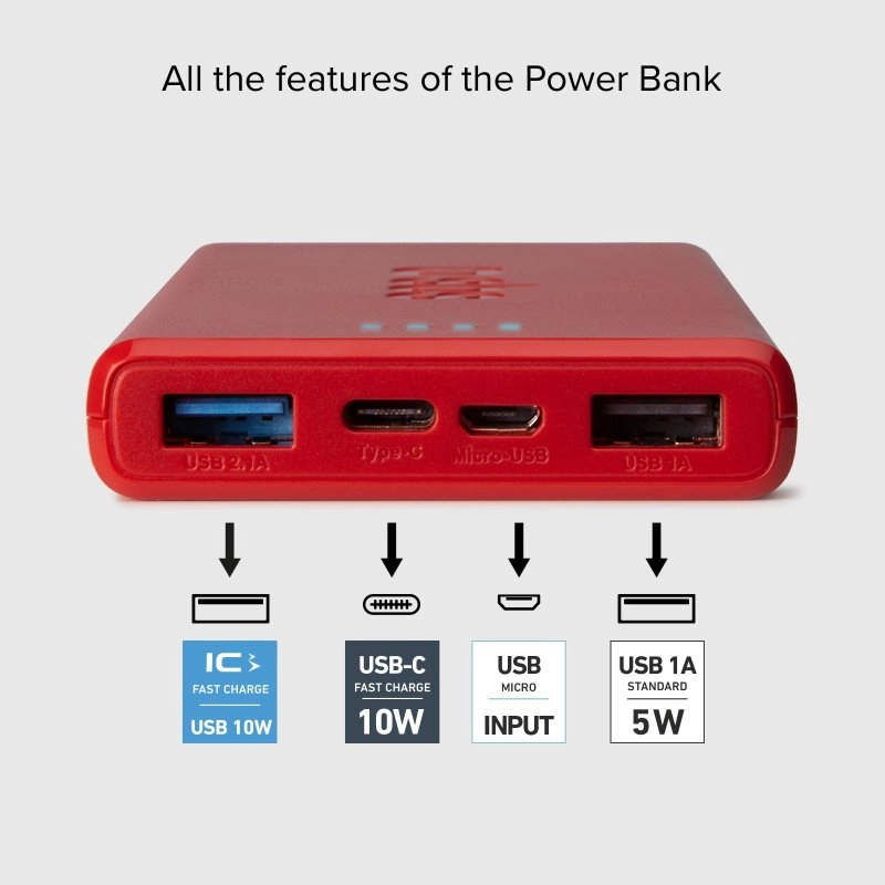 Power Delivery Powerbank - 10000mAh