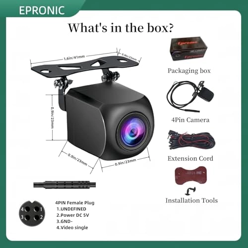 4 Pin Reversing Camera - Night vision 720P/1080P