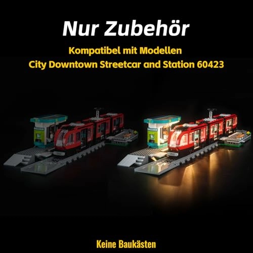 LED Light Set (DE-60423-P72601) - Compatible with 60423 City Tram 10 LEDs