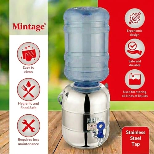 Water Container - 4.8L + Water Bottle - 1L