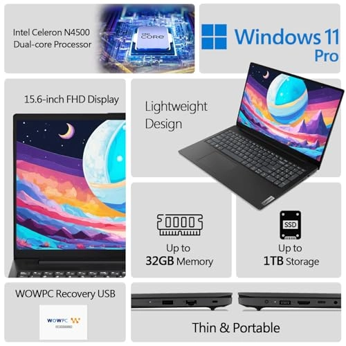 V15 - 15.6'' Celeron N4500 16GB DDR4 256GB SSD