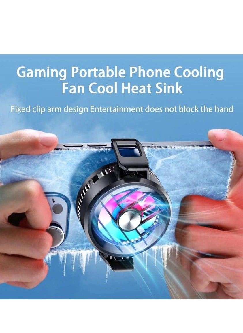 Phone Cooler - Gaming Fan with RGB