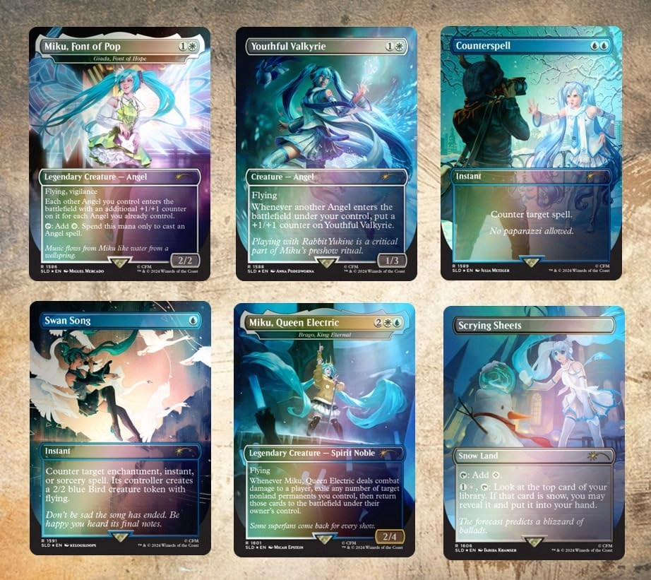 MTG Decks & More MTG Secret Lair: Secret Lair x Hatsune Miku: Winter Diva - Foil Edition