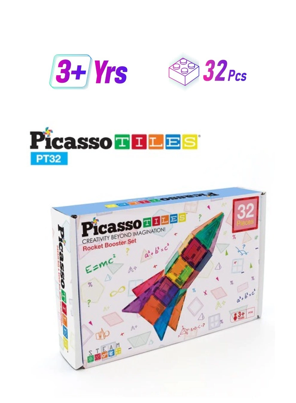 Magnetic Rocket Booster - Space 32 pcs