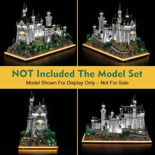 Light kit for LEGO Neuschwanstein Castle 21063