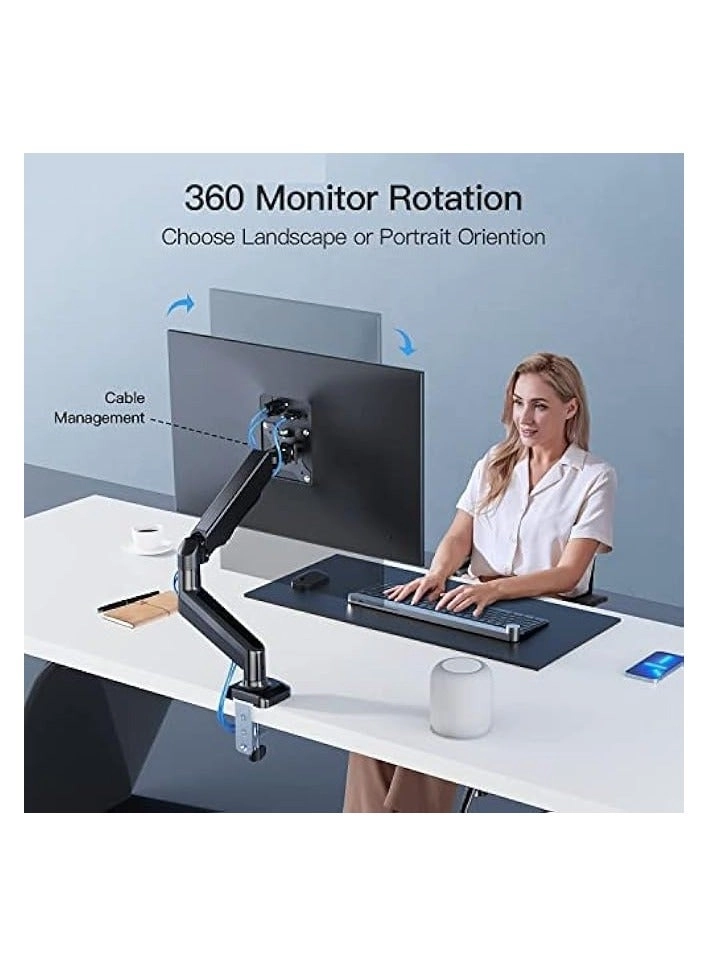 Single Monitor Table Stand - 13” to 32” VESA 75 x 75 -100 x 100