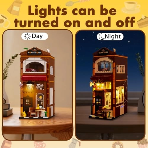 Book Nook Café Set - Building Blocks LED