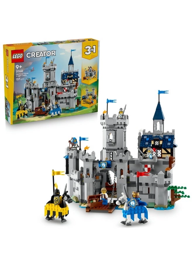 LEGO Creator 3in1 Medieval Horse Knight Castle (31168) - 6 Minifigures