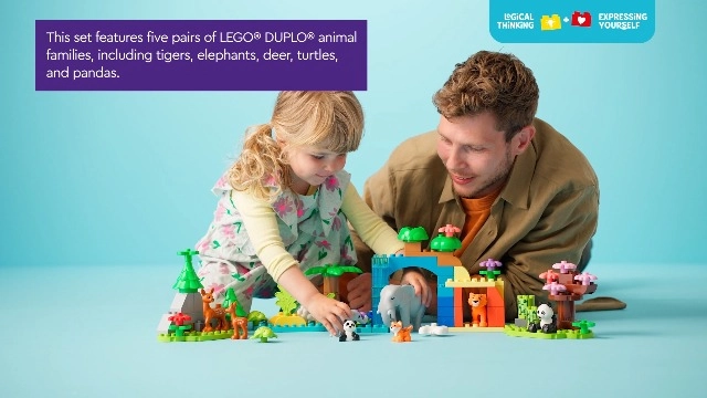 Wild Animal Families (10446) - 3in1 Montessori Toddler Learning Toy