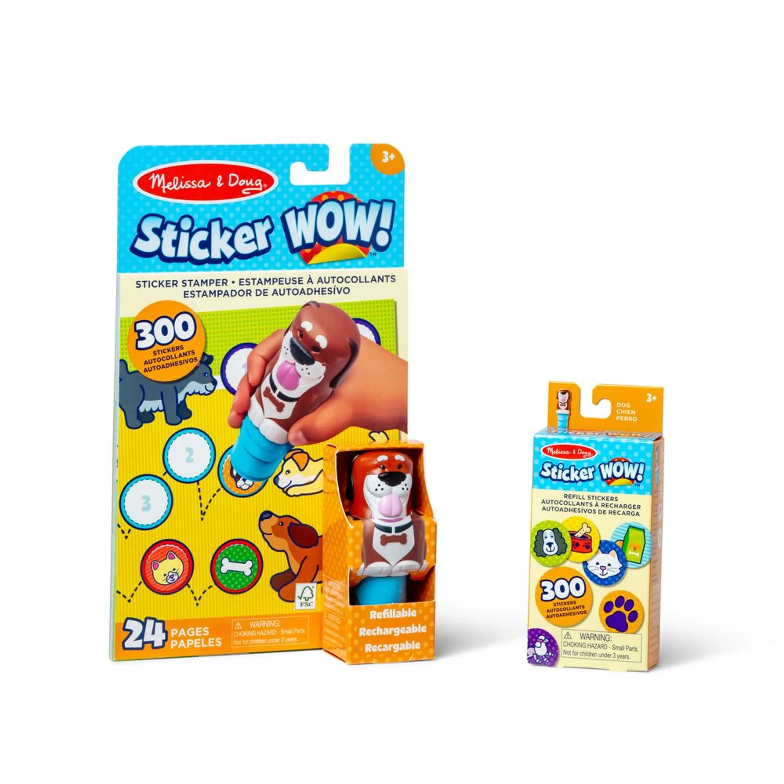 Melissa & Doug Sticker WOW! - 24 pages 500 stickers