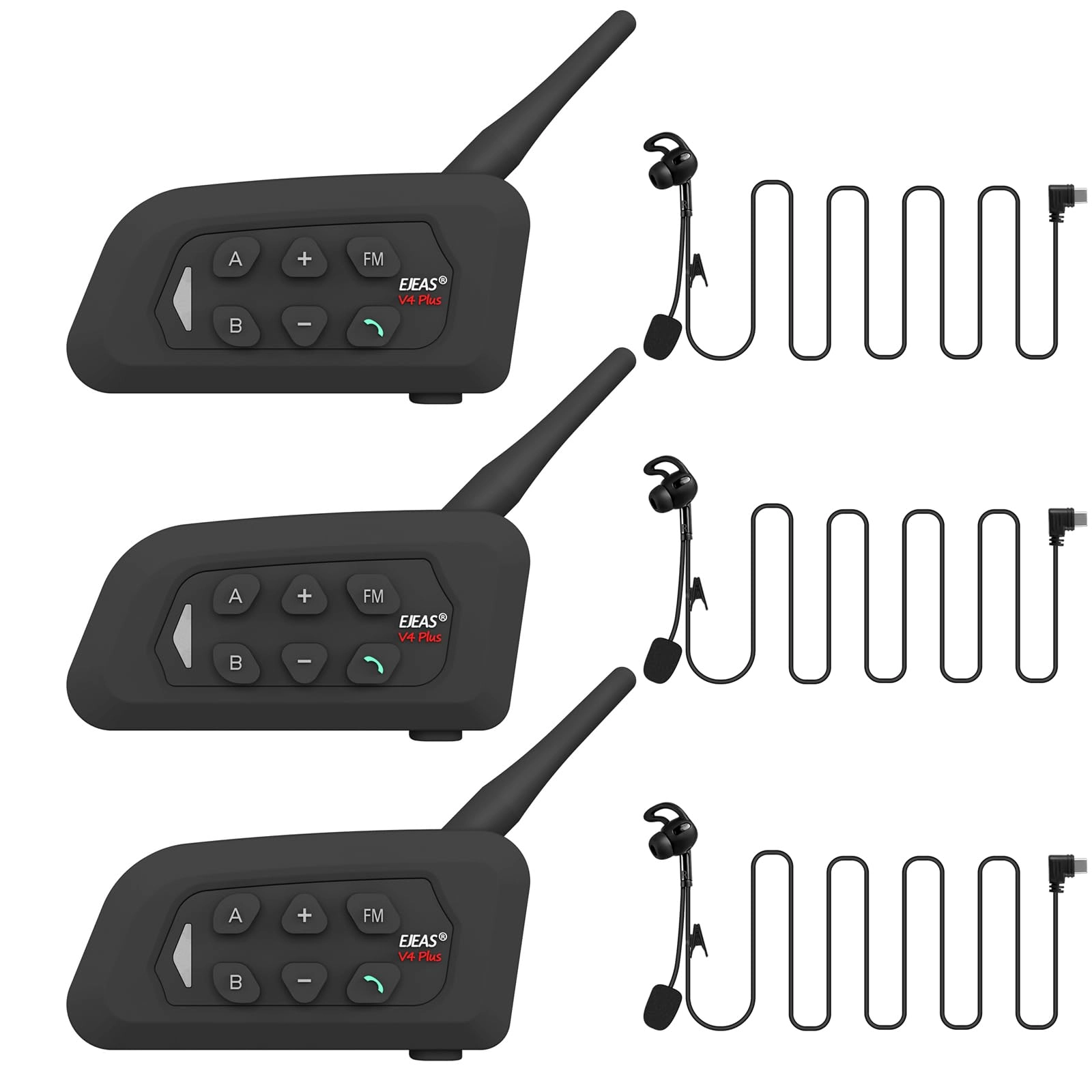 MIMIRACLE Referee Headset - Type C Bluetooth Intercom Pack