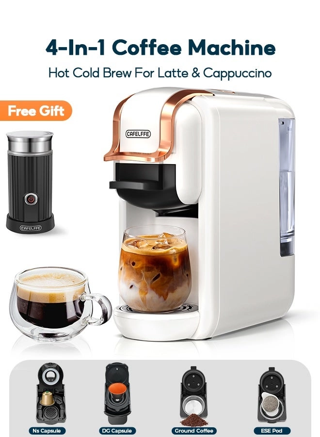4-in-1 Capsule Coffee Machine - 19 bar (AC-514)