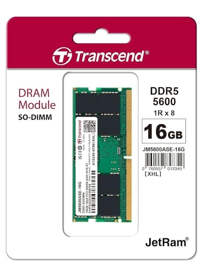 Transcend DDR5-5600 - 16GB SO-DIMM