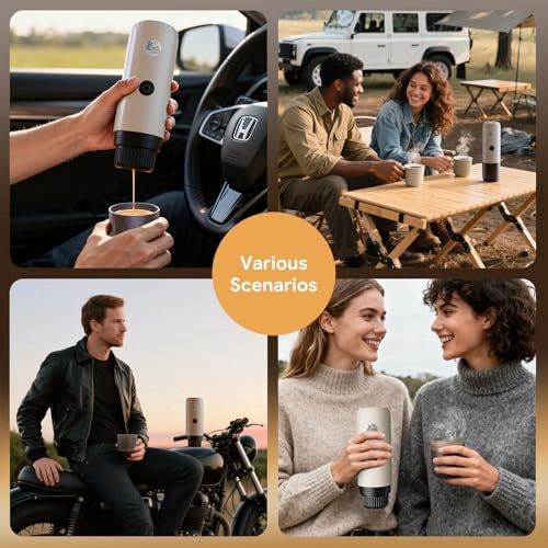 Portable Coffee Maker - powder capsules