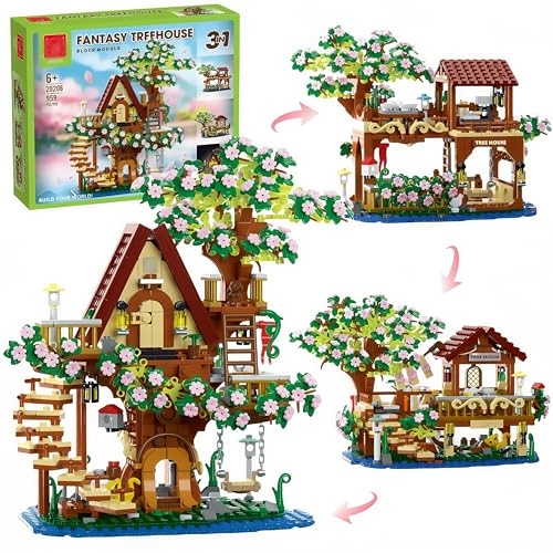 3-in-1 Transformable Tree House - 959 PCS LED