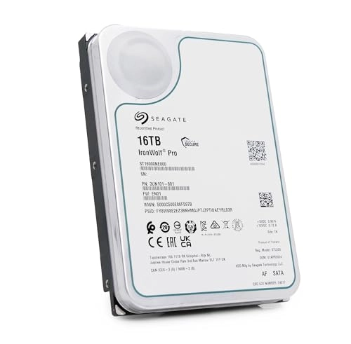 IronWolf Pro 3.5" 7200rpm 256MB SATA 6Gb/s (ST16000NT001) - 16TB
