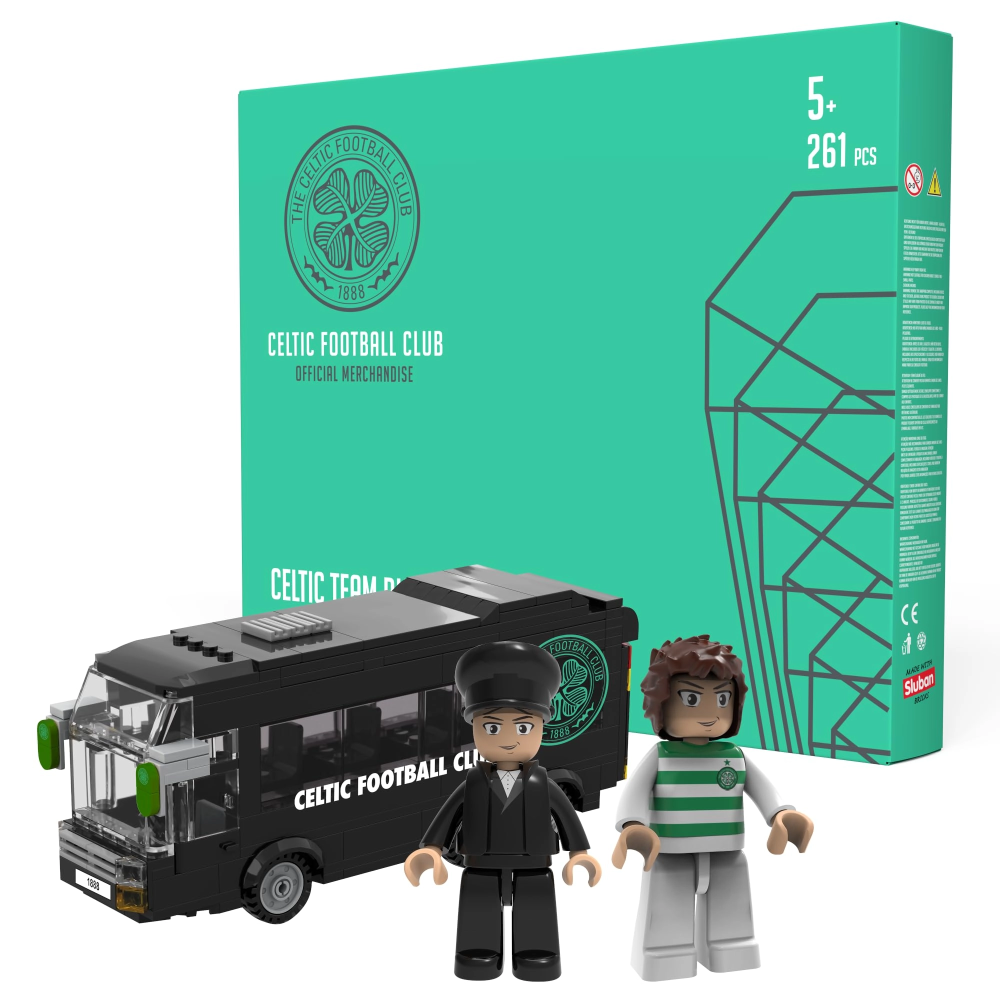 Sluban Celtic Football Club Team Bus - 261 pcs