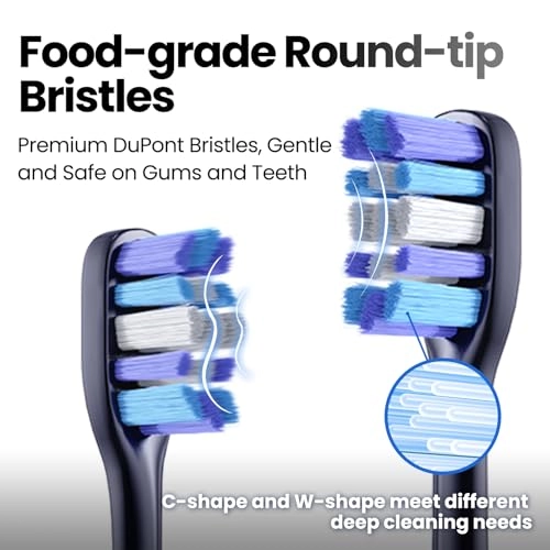 Electric Toothbrush - Rechargeable Sonic 4 Replacement Heads