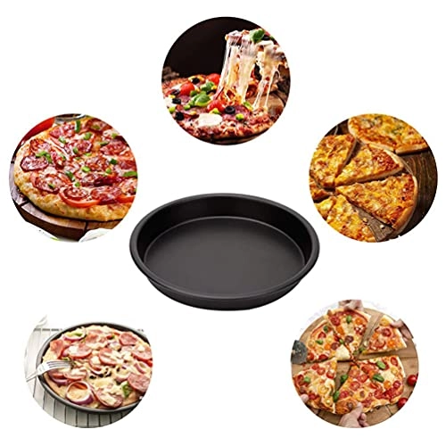 Pizza Pan + Cake Baking Pan + Multipurpose Skewers Rack + Metal Holder + Silicone Mat - Stainless steel 5 pieces